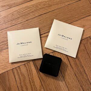NWT JO MALONE Peony & Blush Suede + Wood Sage & Sea Salt Solid Scent with Case